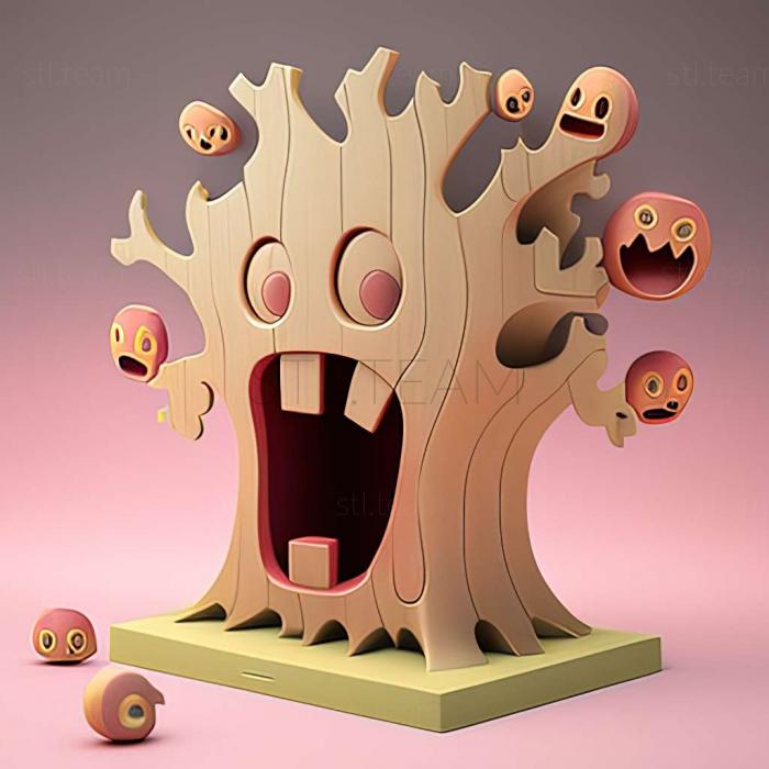 3D model Happy Tree Friends False Alarm game (STL)